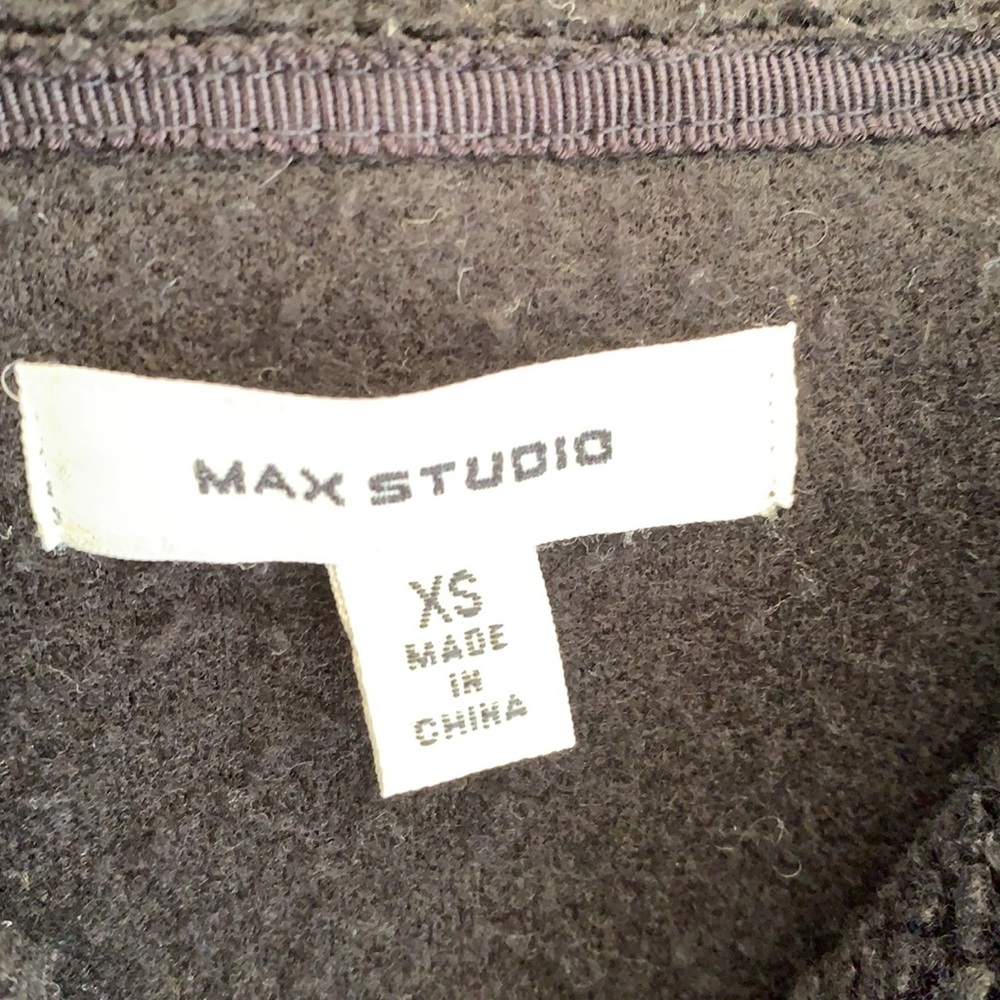Max Studio hooded teddy swing coat - Picture 4 of 4